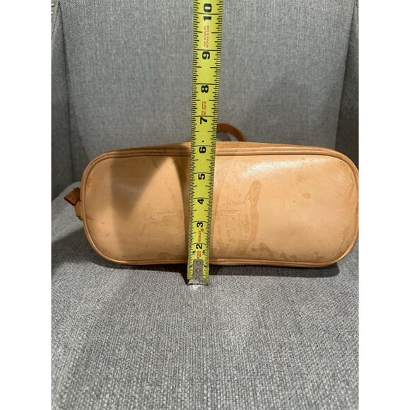 Dooney & Bourke Canvas/Leather Cabriolet Dome Satchel Bag  Taupe/Tan - Picture 7 of 16